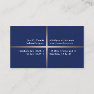 Blue Elegant Business Card