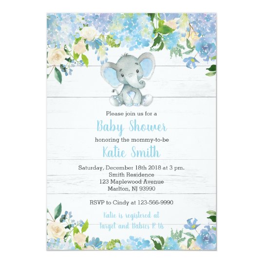 elephant invitations