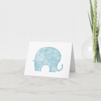 Blue Elephant Card