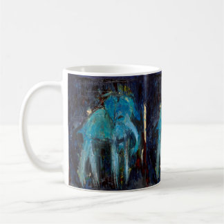 Blue Elephant Coffee Mug