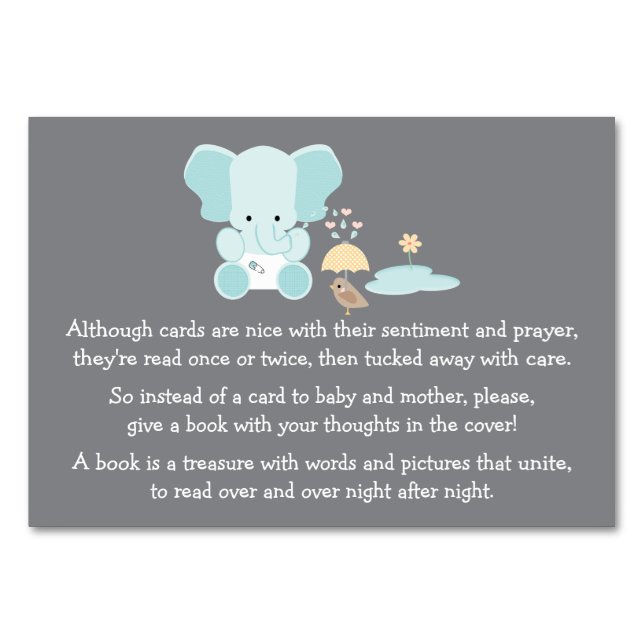 BLUE ELEPHANT LITTLE BIRD BOOK REQEUST CARD (Front)