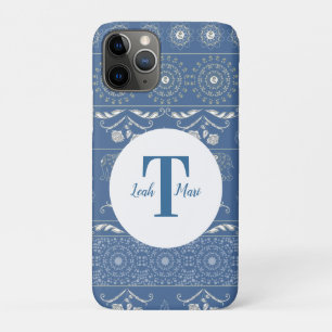 Blue Elephant Mandala iPhone 11 Pro Case