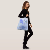 Blue Elephant Oh Baby Bottle Accent Art