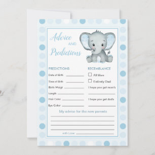 Blue Elephant Polka Dot Baby Prediction & Advice