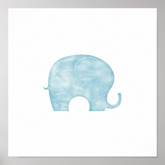 Blue Elephant Poster (Front)