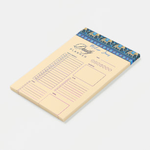 Blue elephants personalised planner sheets post-it notes