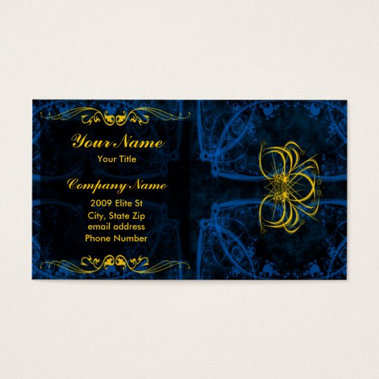 Blue Elite Business Card