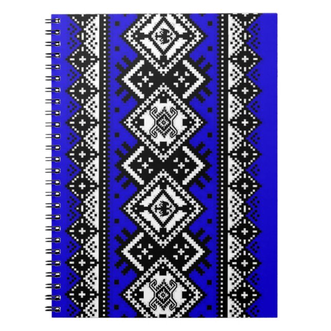 Blue Embroidery Notebook (Front)