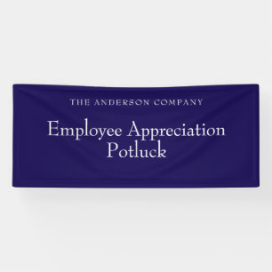 Blue Employee Appreciation Event  Banner