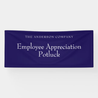 Blue Employee Appreciation Event  Banner
