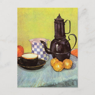 Blue Enamel Coffeepot by Vincent van Gogh Postcard