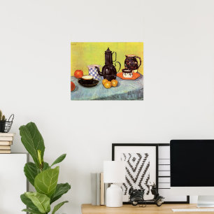 Blue Enamel Coffeepot by Vincent van Gogh Poster