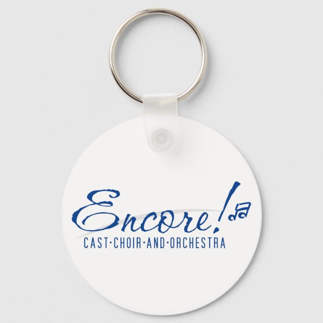 Blue Encore Keychain (Front)
