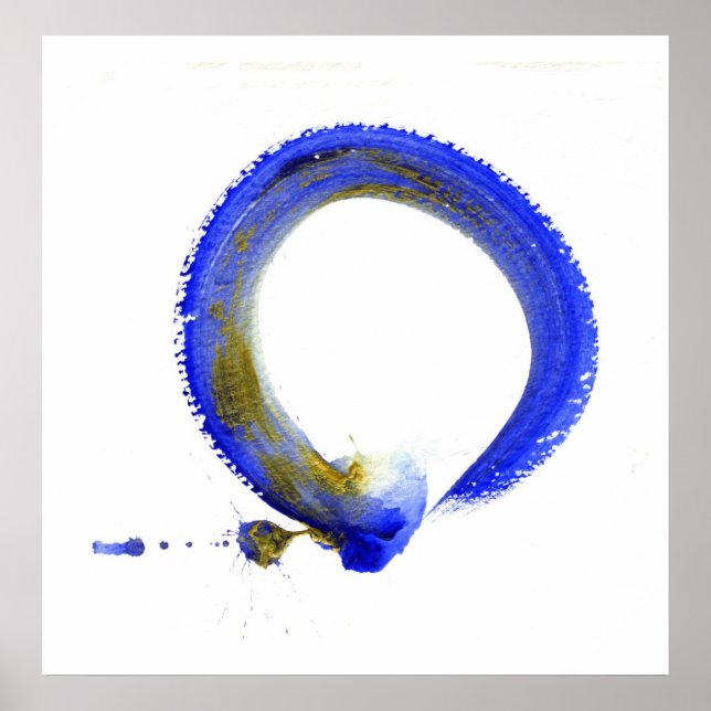 Blue Enso Poster (Front)