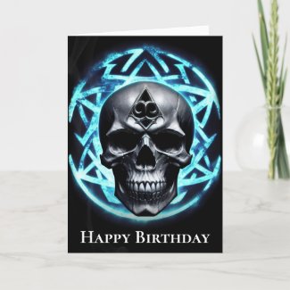 Blue Ethereal Arcane Skull of Darkness