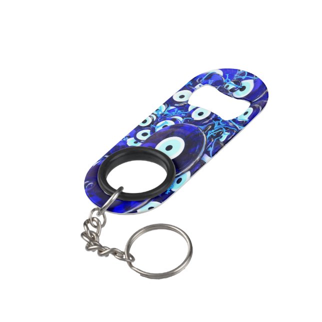 Blue Evil Eye amulets (Back Angled)