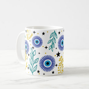 Blue Evil Eye Coffee Mug