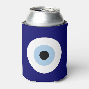 Blue Evil Eye Good luck & Protection Symbol Can Cooler