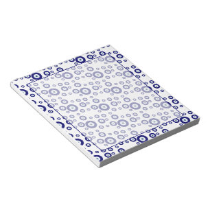 Blue Evil Eye Good luck & Protection Symbol Notepad
