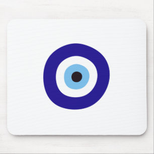 Blue Evil Eye of Protection Mouse Mat