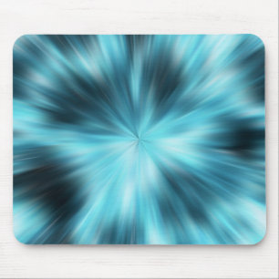 blue explosion mouse mat