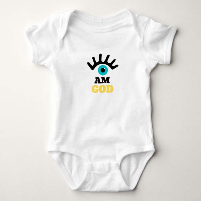 Blue Eye Baby Jersey Bodysuit (Front)