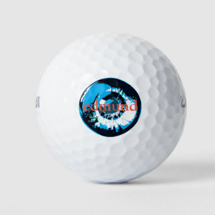 Blue Eye Ball Golf Ball