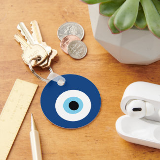 Blue Eye Bead Nazar Amulet against Evil Eye Key Ring
