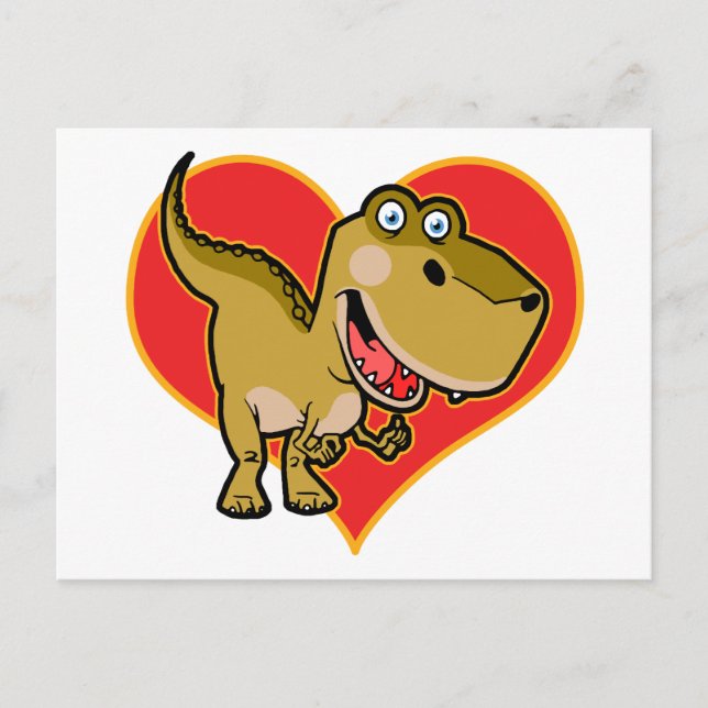 Blue eye Dino Postcard (Front)