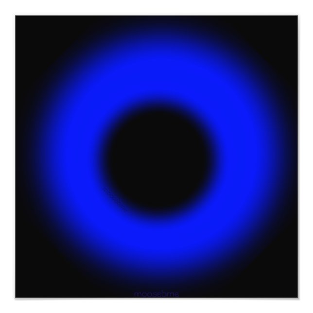 Blue Eye Eclipse  Photo Print (Front)