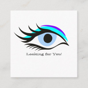 Blue eye  enclosure card