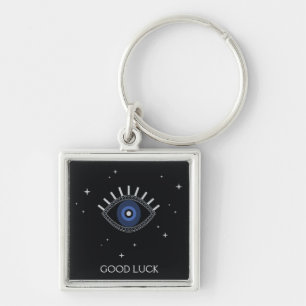 Blue eye, evil eye protection, good luck key ring