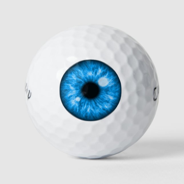 Blue Eye Funny Golf Balls (Front)