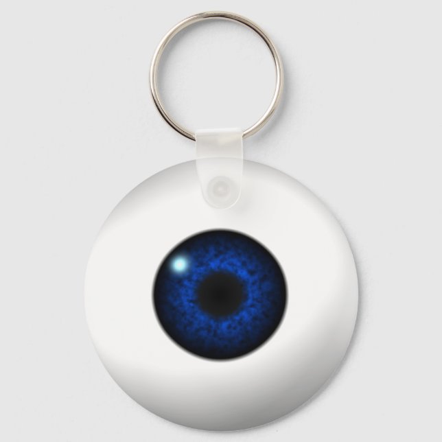 blue eye key ring (Front)