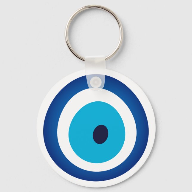 Blue Eye Lucky Charm Key Ring (Front)