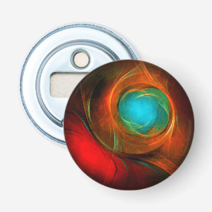 Blue Eye Modern Abstract Fine Art Cool Pattern #16 Bottle Opener