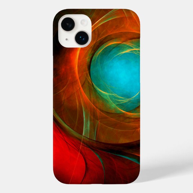 Blue Eye Modern Abstract Fine Art Cool Pattern #16 Case-Mate iPhone Case (Back)