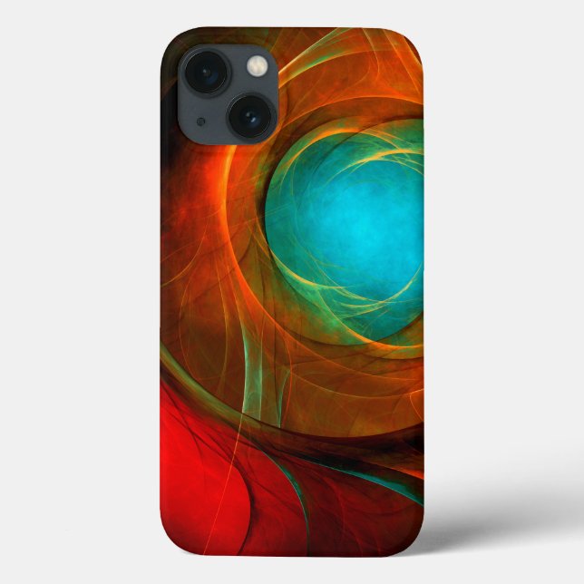 Blue Eye Modern Abstract Fine Art Cool Pattern #16 Case-Mate iPhone Case (Back)