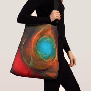 Blue Eye Modern Abstract Fine Art Cool Pattern #16 Crossbody Bag