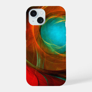 Blue Eye Modern Abstract Fine Art Cool Pattern #16 iPhone 15 Case