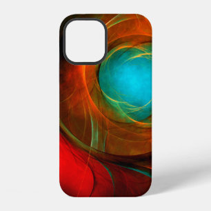Blue Eye Modern Abstract Fine Art Cool Pattern #16 iPhone 12 Case