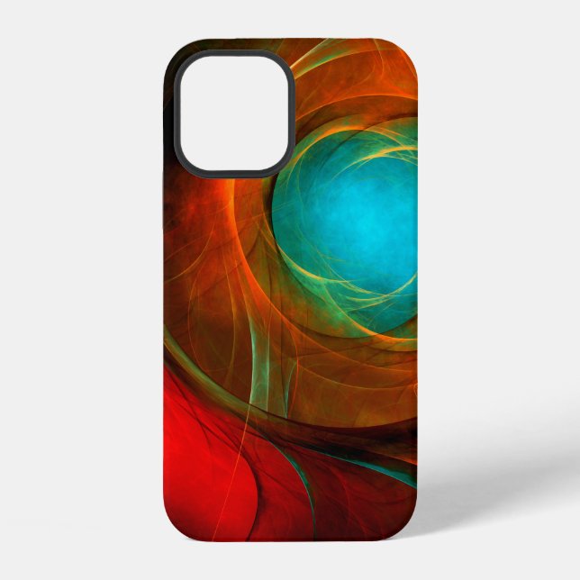 Blue Eye Modern Abstract Fine Art Cool Pattern #16 iPhone Case (Back)