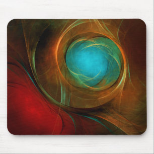Blue Eye Modern Abstract Fine Art Cool Pattern #16 Mouse Mat