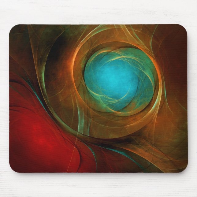 Blue Eye Modern Abstract Fine Art Cool Pattern #16 Mouse Mat (Front)