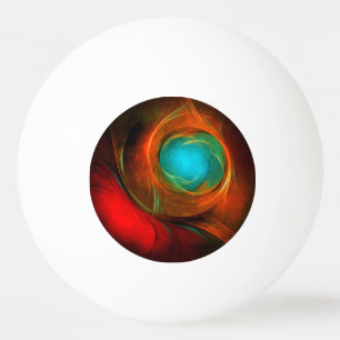 Blue Eye Modern Abstract Fine Art Cool Pattern #16 Ping Pong Ball