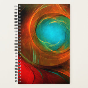 Blue Eye Modern Abstract Fine Art Cool Pattern #16 Planner