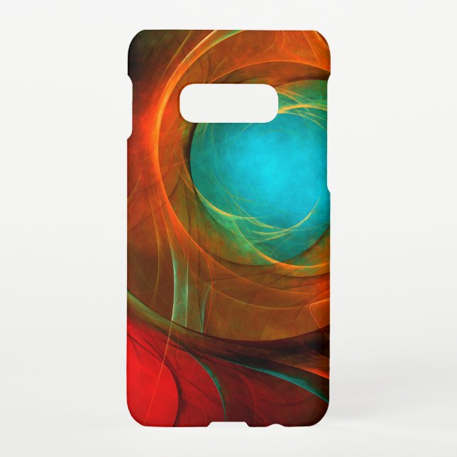 Blue Eye Modern Abstract Fine Art Cool Pattern #16 Samsung Galaxy Case (Back)