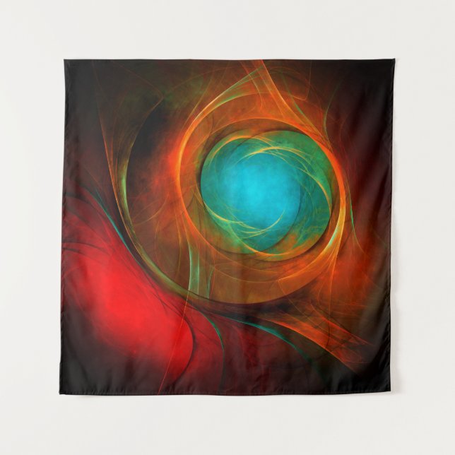 Blue Eye Modern Abstract Fine Art Cool Pattern #16 Tapestry (Front)