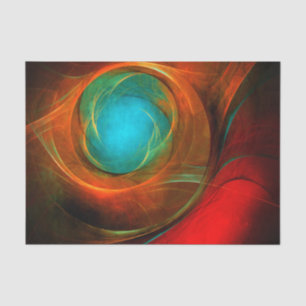 Blue Eye Modern Abstract Fine Art Cool Pattern #16 Tissue Paper