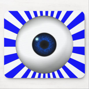 blue eye mouse mat